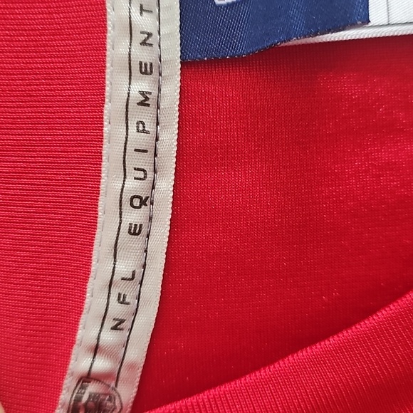 NFL authenic CHIEF JERSEY Red On-Field Jersey with White Logo - Picture 3 of 16